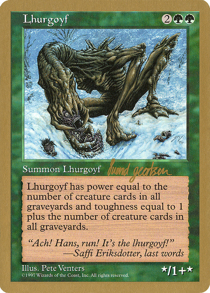 Lhurgoyf (Svend Geertsen) [World Championship Decks 1997] | GrognardGamesBatavia