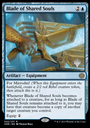 Blade of Shared Souls (Promo Pack) [Phyrexia: All Will Be One Promos] | GrognardGamesBatavia