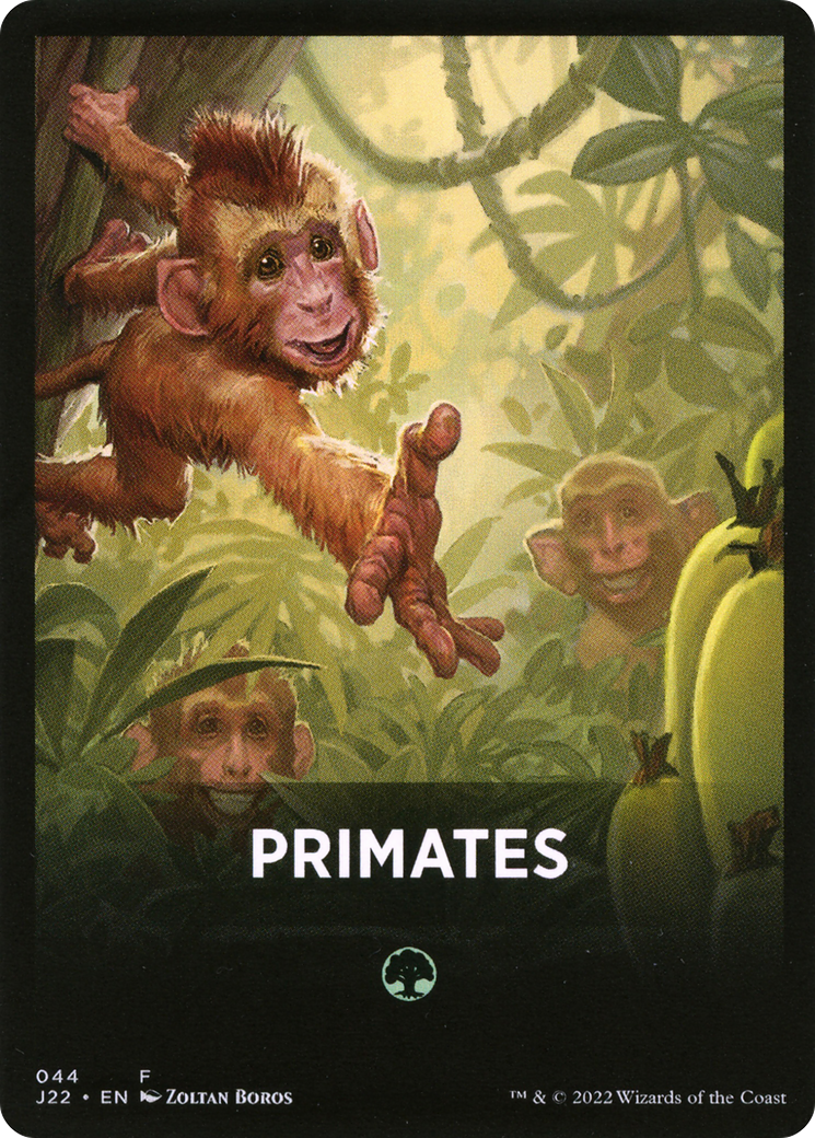 Primates Theme Card [Jumpstart 2022 Front Cards] | GrognardGamesBatavia