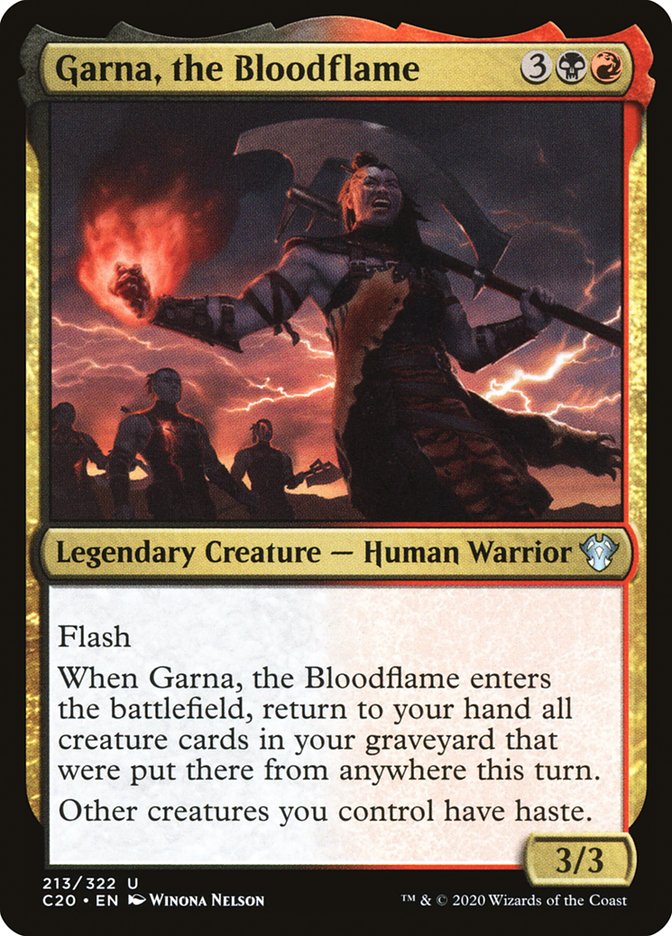 Garna, the Bloodflame [Commander 2020] | GrognardGamesBatavia