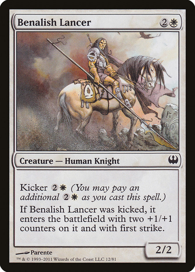 Benalish Lancer [Duel Decks: Knights vs. Dragons] | GrognardGamesBatavia