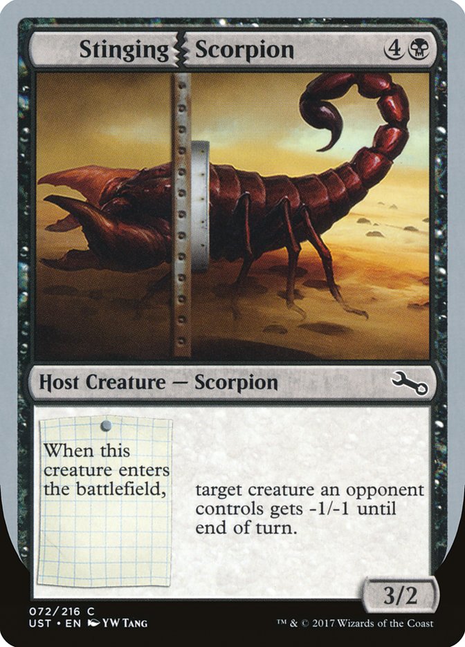 Stinging Scorpion [Unstable] | GrognardGamesBatavia