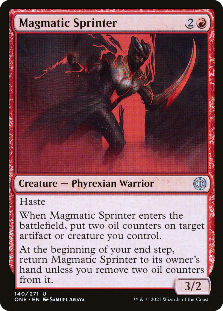 Magmatic Sprinter [Phyrexia: All Will Be One] | GrognardGamesBatavia