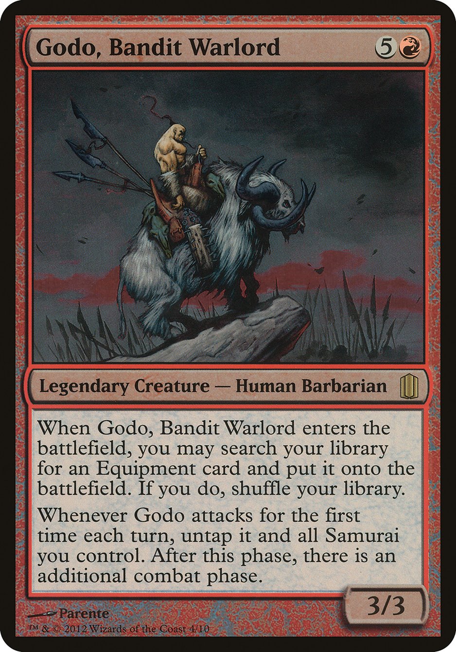 Godo, Bandit Warlord (Oversized) [Commander's Arsenal Oversized] | GrognardGamesBatavia