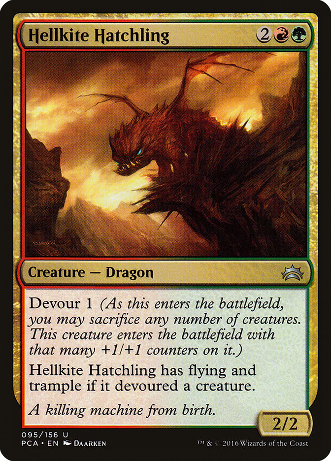 Hellkite Hatchling [Planechase Anthology] | GrognardGamesBatavia