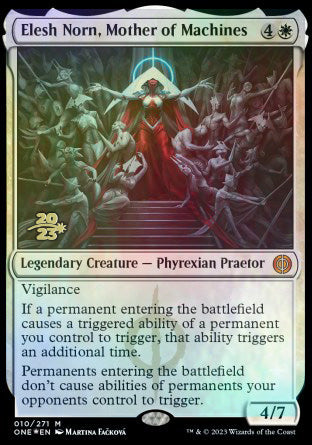 Elesh Norn, Mother of Machines [Phyrexia: All Will Be One Prerelease Promos] | GrognardGamesBatavia