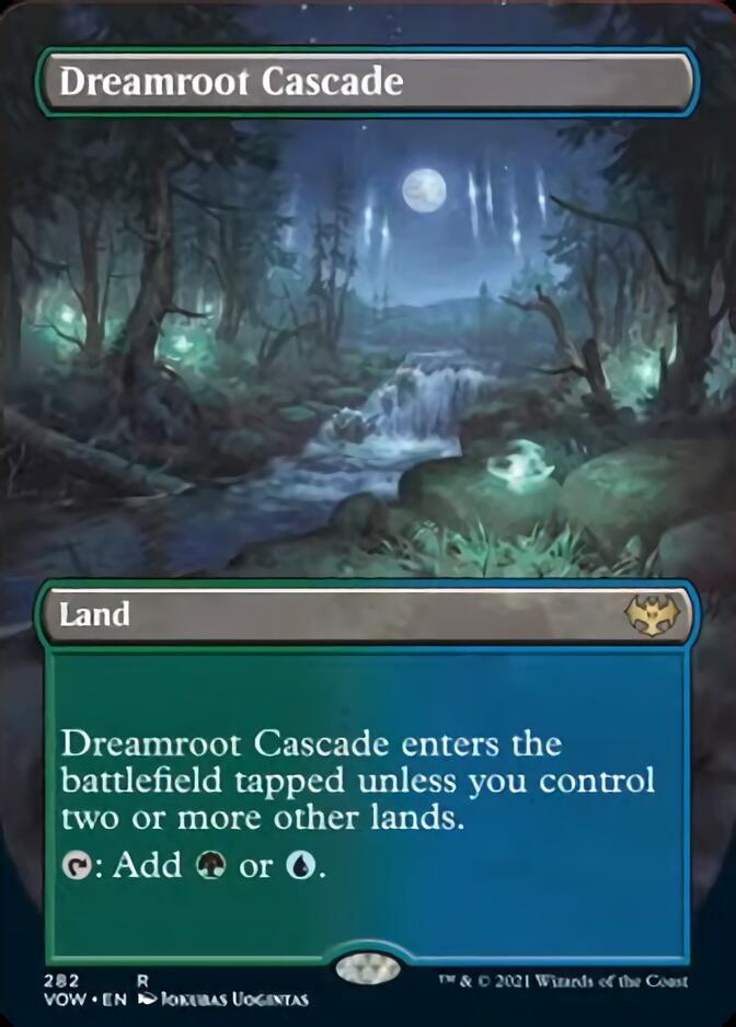 Dreamroot Cascade (Borderless Alternate Art) [Innistrad: Crimson Vow] | GrognardGamesBatavia