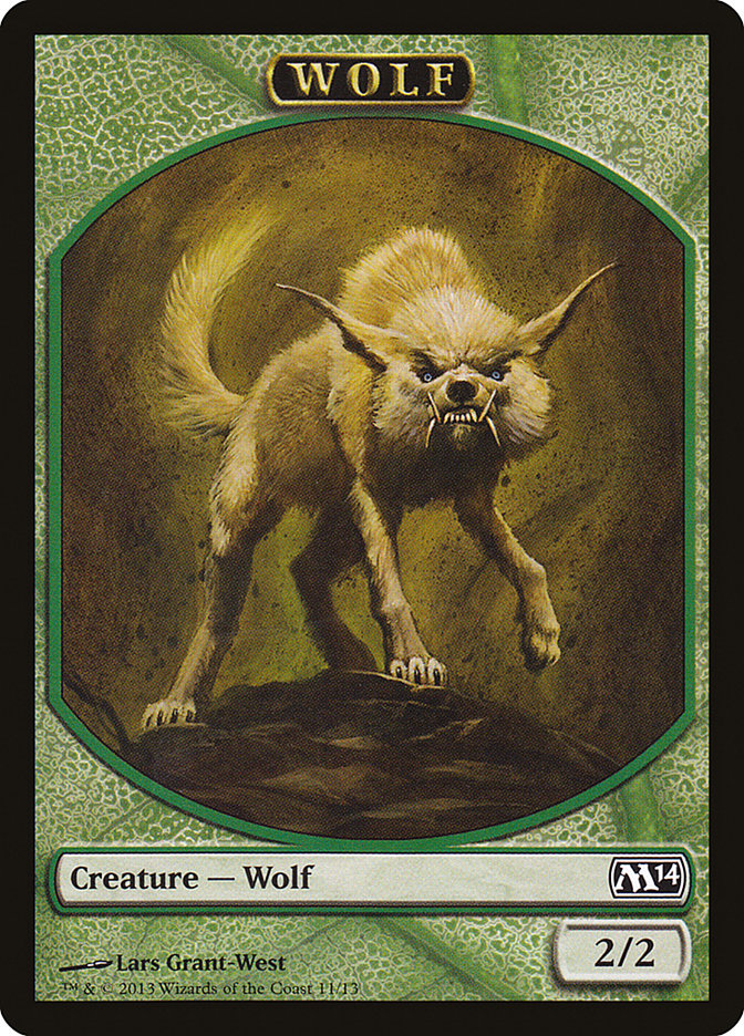 Wolf Token [Magic 2014 Tokens] | GrognardGamesBatavia