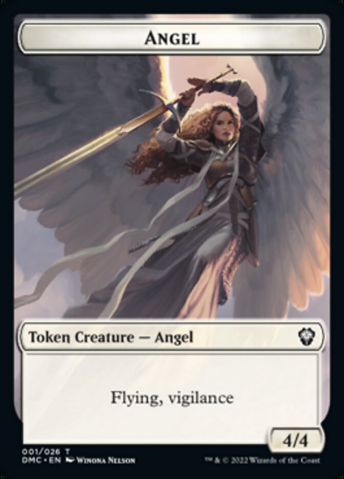 Angel Token [Dominaria United Commander Tokens] | GrognardGamesBatavia