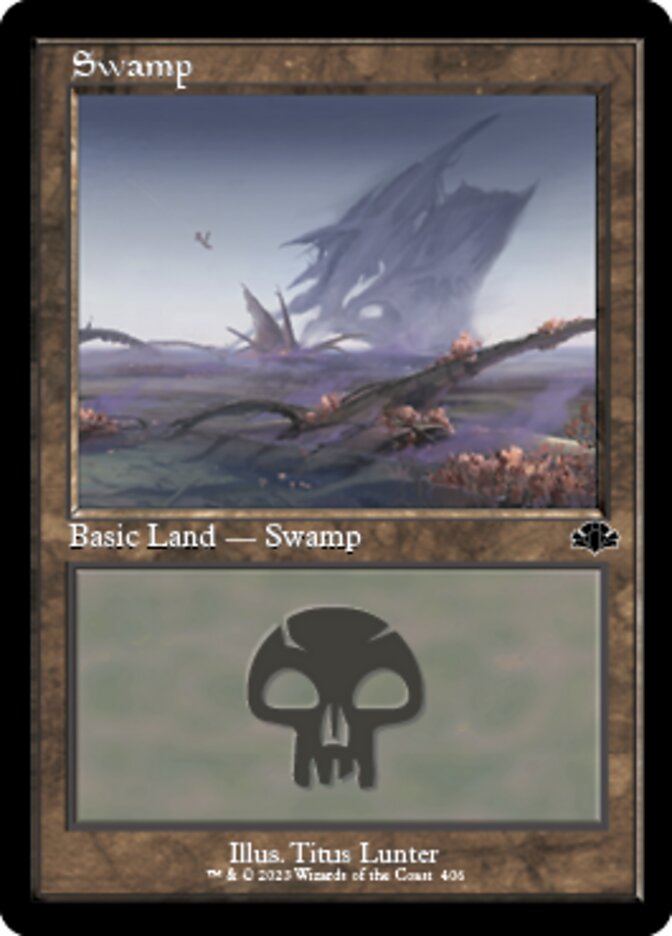 Swamp (406) (Retro) [Dominaria Remastered] | GrognardGamesBatavia