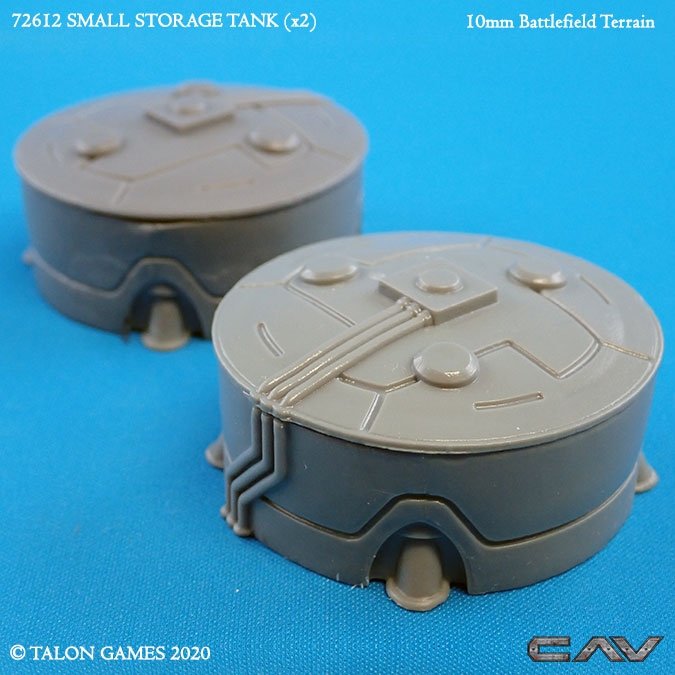 CAV 72612 Small Storage Tanks (2) | GrognardGamesBatavia