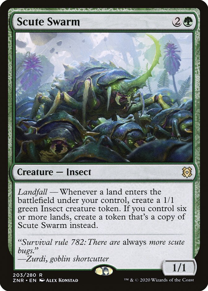 Scute Swarm [Zendikar Rising] | GrognardGamesBatavia