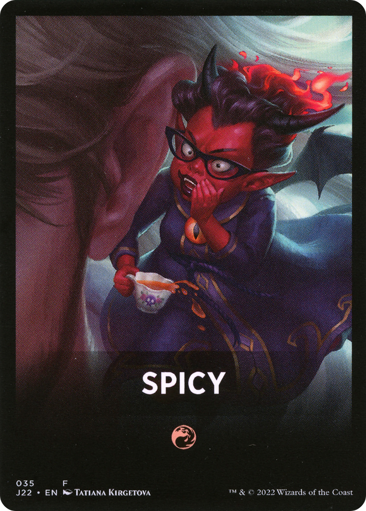 Spicy Theme Card [Jumpstart 2022 Front Cards] | GrognardGamesBatavia