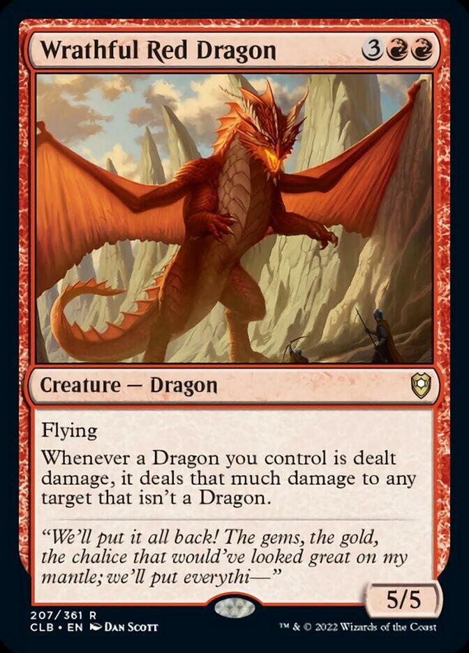 Wrathful Red Dragon [Commander Legends: Battle for Baldur's Gate] | GrognardGamesBatavia