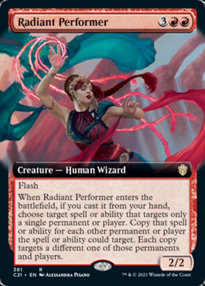 Radiant Performer (Extended Art) [Commander 2021] | GrognardGamesBatavia