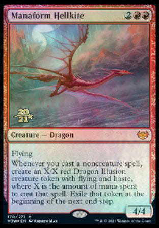 Manaform Hellkite [Innistrad: Crimson Vow Prerelease Promos] | GrognardGamesBatavia