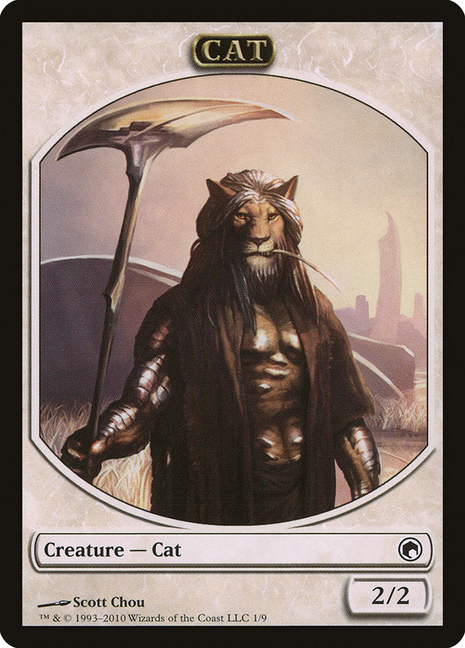 Cat Token [Scars of Mirrodin Tokens] | GrognardGamesBatavia