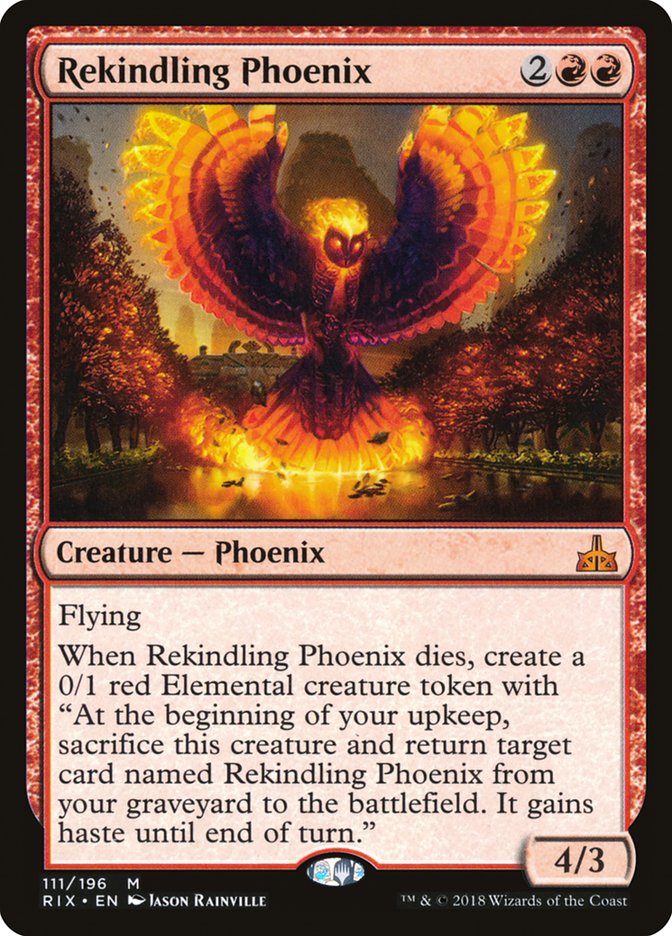 Rekindling Phoenix [Rivals of Ixalan] | GrognardGamesBatavia