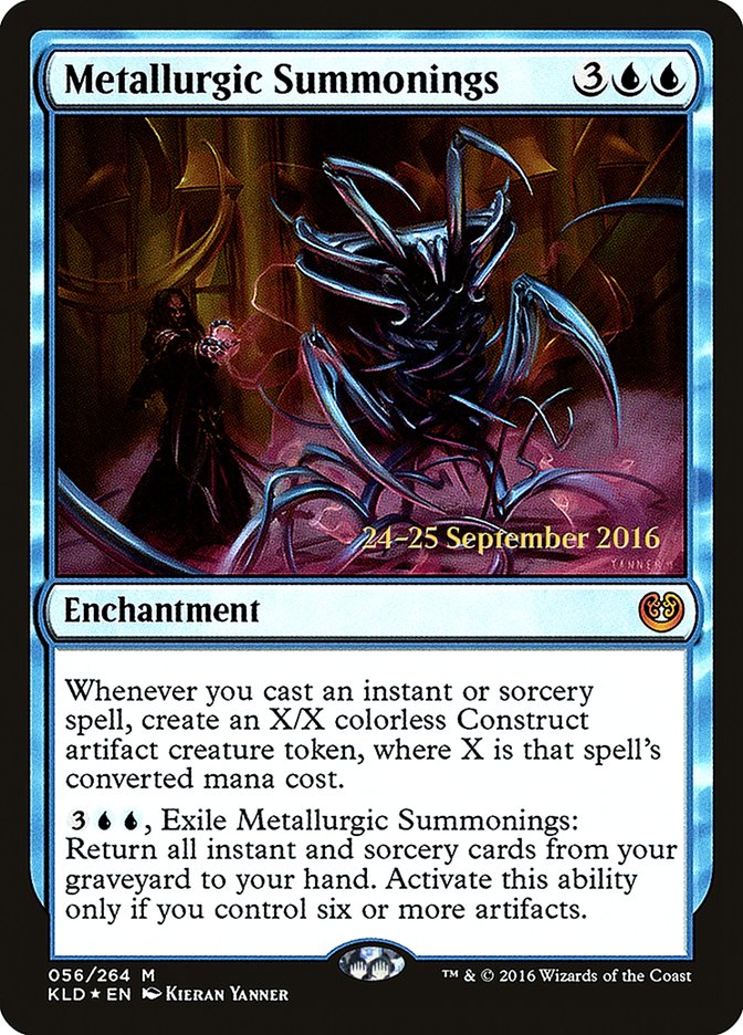 Metallurgic Summonings [Kaladesh Prerelease Promos] | GrognardGamesBatavia