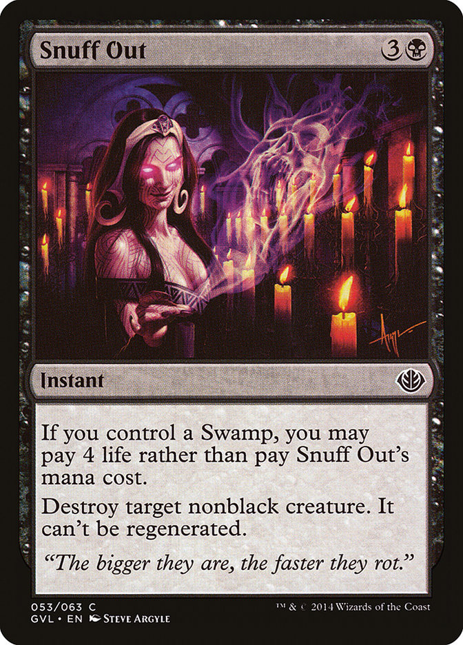 Snuff Out (Garruk vs. Liliana) [Duel Decks Anthology] | GrognardGamesBatavia