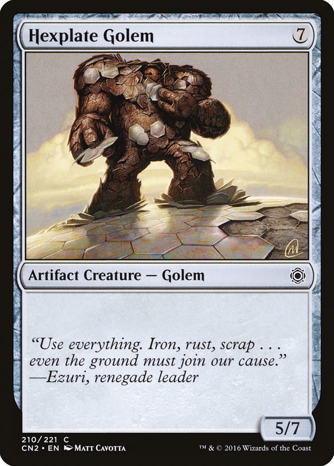 Hexplate Golem [Conspiracy: Take the Crown] | GrognardGamesBatavia