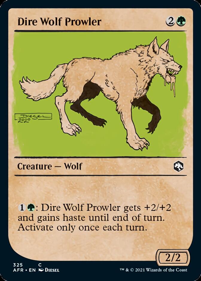 Dire Wolf Prowler (Showcase) [Dungeons & Dragons: Adventures in the Forgotten Realms] | GrognardGamesBatavia