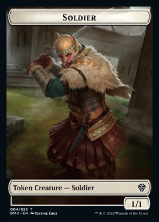 Soldier // Kobolds of Kher Keep Double-Sided Token [Dominaria United Tokens] | GrognardGamesBatavia