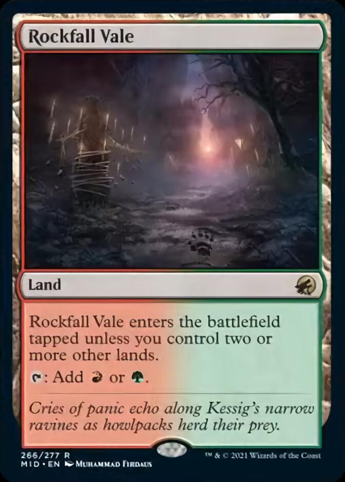 Rockfall Vale [Innistrad: Midnight Hunt] | GrognardGamesBatavia