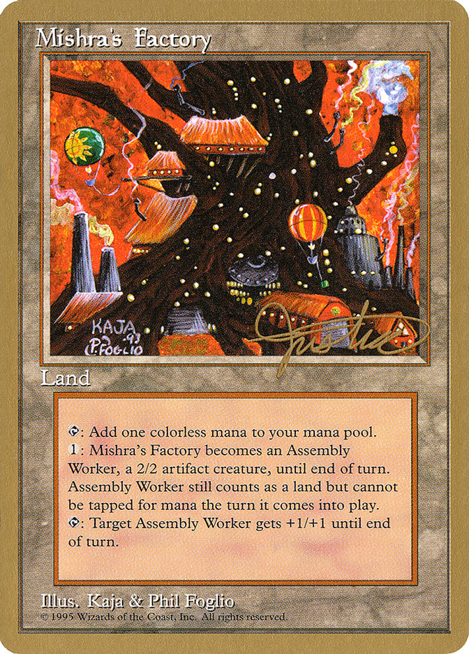 Mishra's Factory (Mark Justice) [Pro Tour Collector Set] | GrognardGamesBatavia