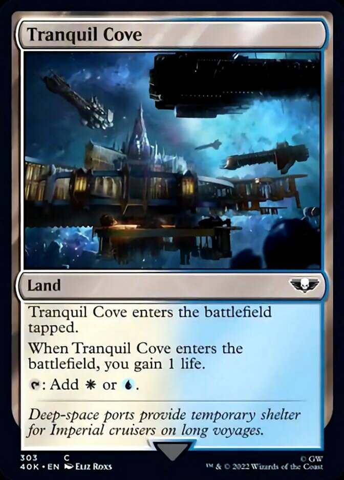 Tranquil Cove (Surge Foil) [Universes Beyond: Warhammer 40,000] | GrognardGamesBatavia