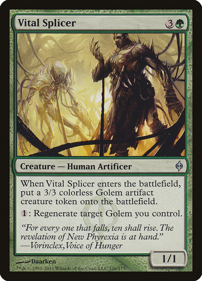 Vital Splicer [New Phyrexia] | GrognardGamesBatavia