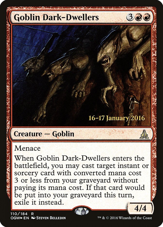 Goblin Dark-Dwellers [Oath of the Gatewatch Prerelease Promos] | GrognardGamesBatavia