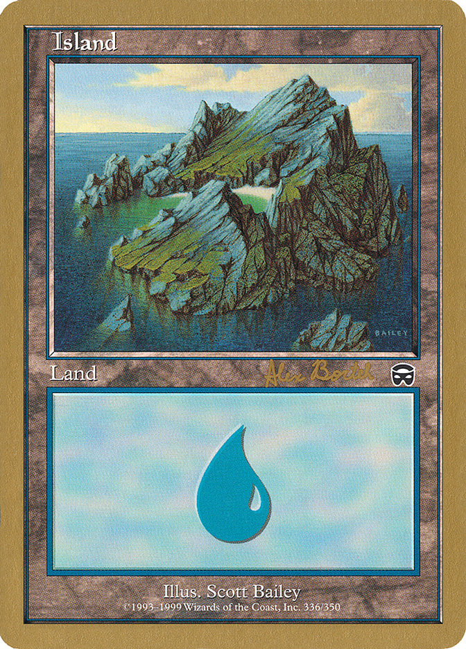 Island (ab336) (Alex Borteh) [World Championship Decks 2001] | GrognardGamesBatavia