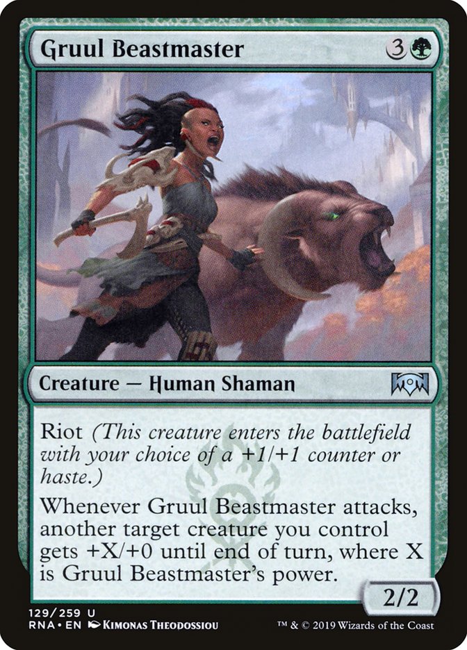 Gruul Beastmaster [Ravnica Allegiance] | GrognardGamesBatavia