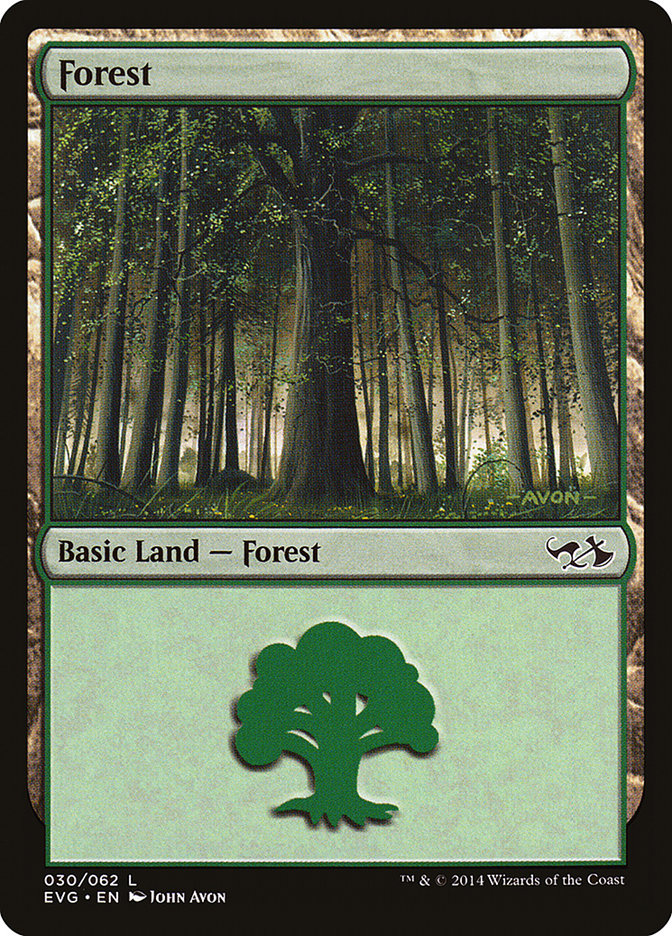 Forest (30) (Elves vs. Goblins) [Duel Decks Anthology] | GrognardGamesBatavia