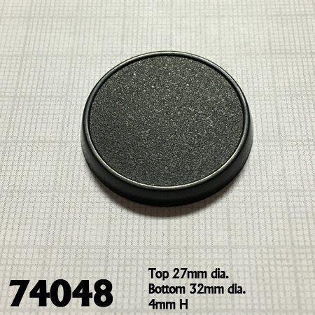 Base Boss 74048 32mm Round Plastic Base (10) | GrognardGamesBatavia