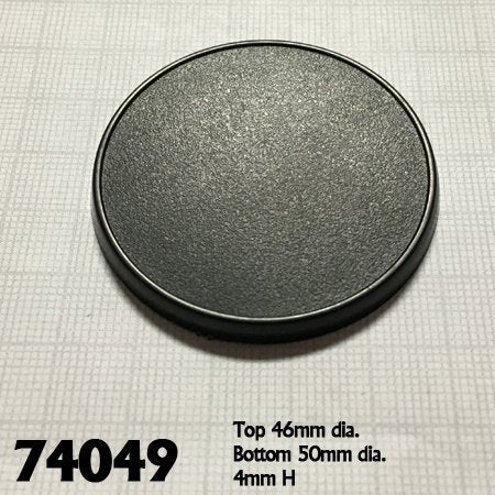 Base Boss 74049 50mm Round Gaming Base (10) | GrognardGamesBatavia