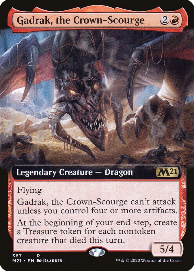 Gadrak, the Crown-Scourge (Extended Art) [Core Set 2021] | GrognardGamesBatavia