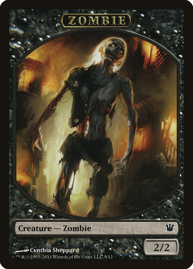 Zombie Token (9/12) [Innistrad Tokens] | GrognardGamesBatavia