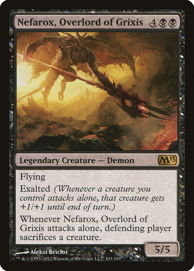 Nefarox, Overlord of Grixis [Magic 2013] | GrognardGamesBatavia
