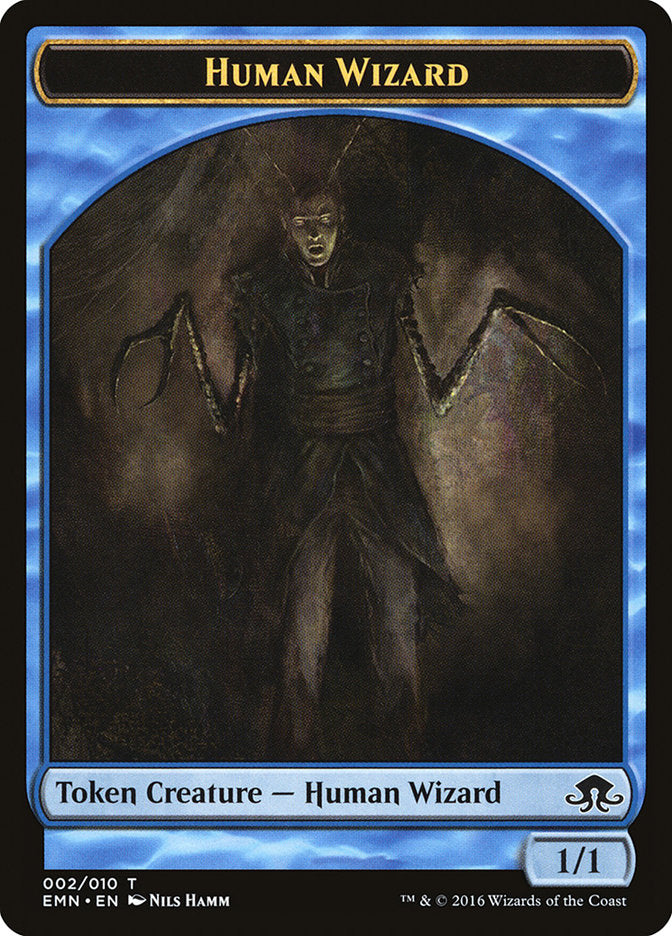 Human Wizard Token [Eldritch Moon Tokens] | GrognardGamesBatavia