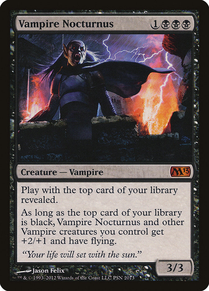 Vampire Nocturnus (Duels of the Planeswalkers Promos) [Duels of the Planeswalkers Promos 2012] | GrognardGamesBatavia