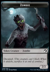 Zombie (005) // Devil Double-Sided Token [Innistrad: Midnight Hunt Tokens] | GrognardGamesBatavia