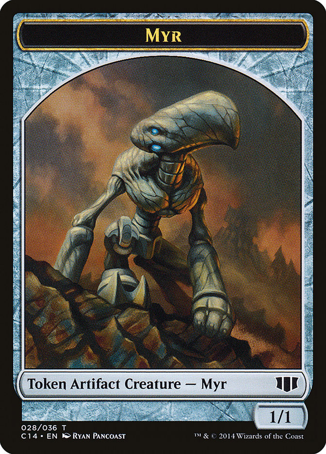 Myr // Pentavite Double-Sided Token [Commander 2014 Tokens] | GrognardGamesBatavia