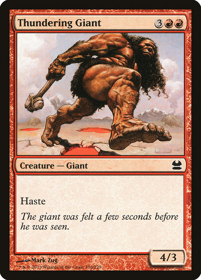 Thundering Giant [Modern Masters] | GrognardGamesBatavia