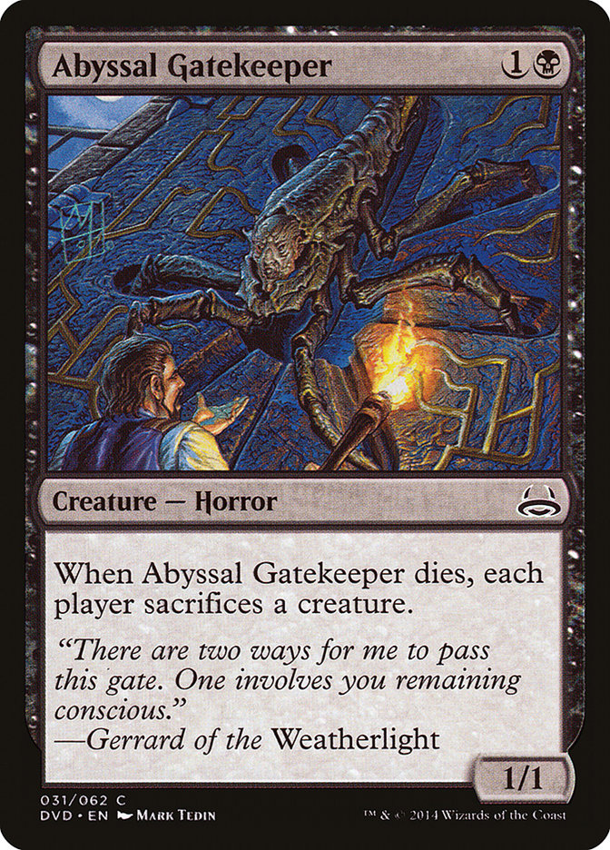 Abyssal Gatekeeper (Divine vs. Demonic) [Duel Decks Anthology] | GrognardGamesBatavia