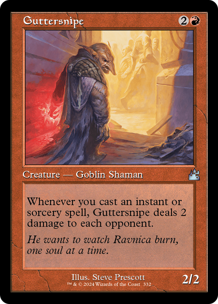 Guttersnipe (Retro Frame) [Ravnica Remastered] | GrognardGamesBatavia