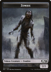 Saproling // Zombie Double-Sided Token [Core Set 2021 Tokens] | GrognardGamesBatavia