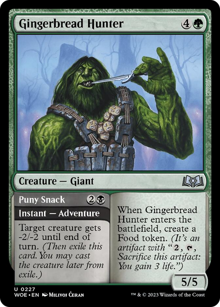 Gingerbread Hunter // Puny Snack [Wilds of Eldraine] | GrognardGamesBatavia