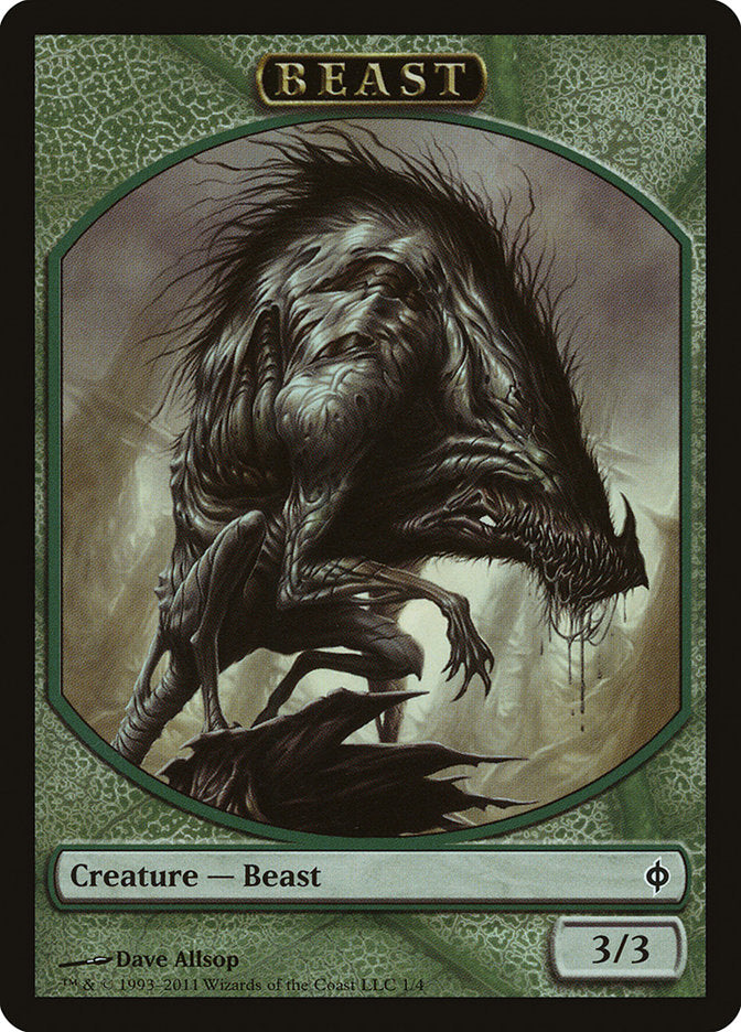 Beast Token [New Phyrexia Tokens] | GrognardGamesBatavia